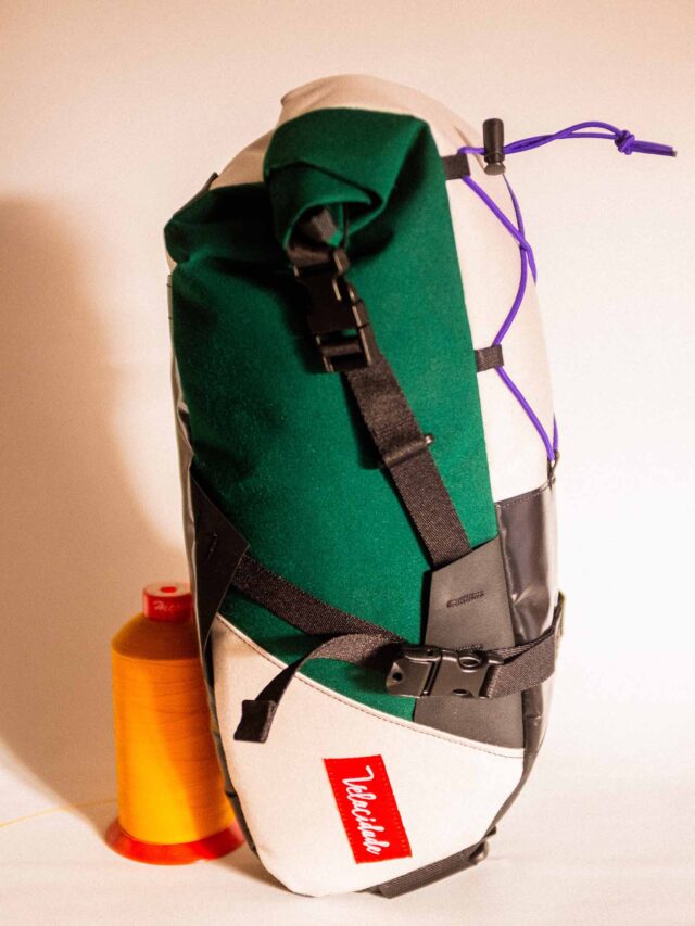 Sacoche selle bikepacking Volcano • Atelier Velocidade - Sacoches et bagagerie pour vélo
