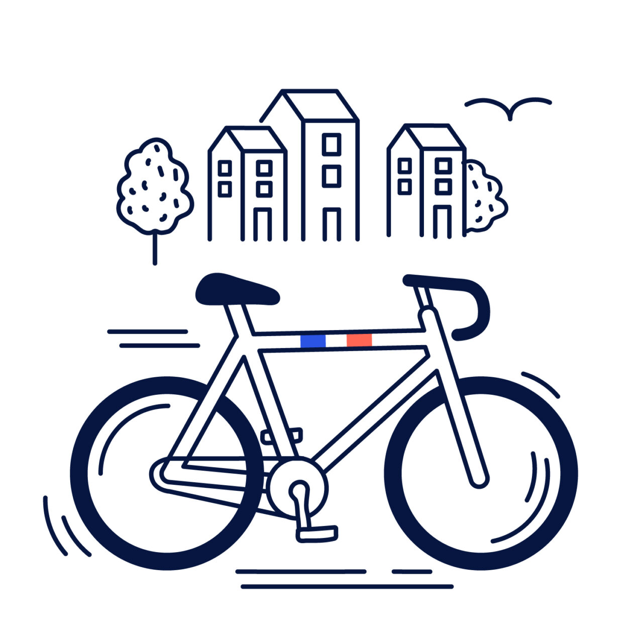 Marques de France - Vélo à la ville
