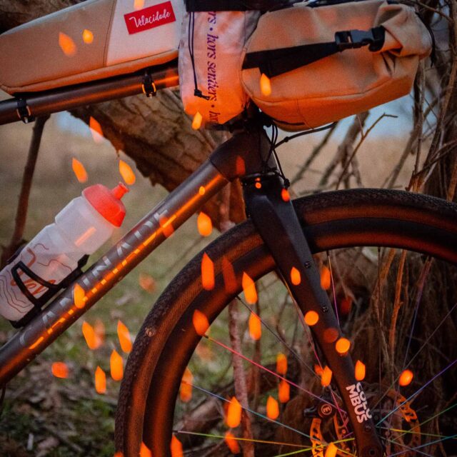 Sacoche de cadre bikepacking Funambule • Atelier Velocidade - Sacoches et bagagerie pour vélo