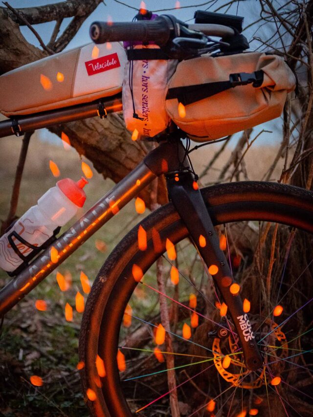 Sacoche de cadre bikepacking Funambule • Atelier Velocidade - Sacoches et bagagerie pour vélo