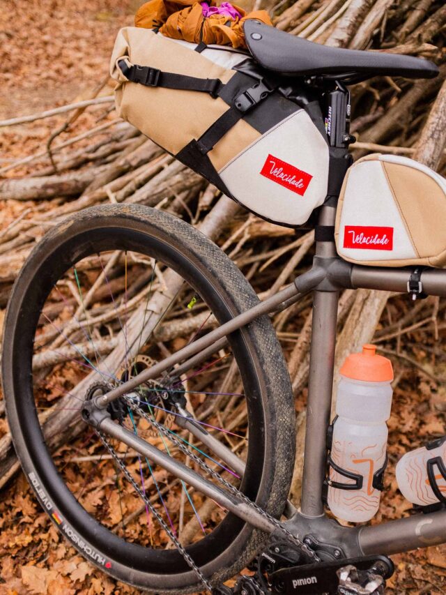 Sacoche selle bikepacking Volcano • Atelier Velocidade - Sacoches et bagagerie pour vélo