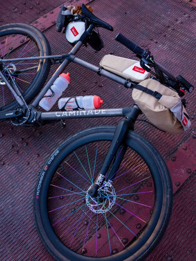 Sacoche de cadre bikepacking Funambule • Atelier Velocidade - Sacoches et bagagerie pour vélo