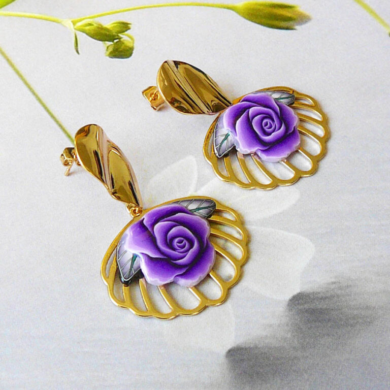 Boucles d'oreilles florales Joanna Calla