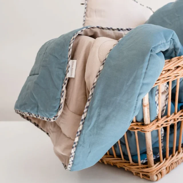 Loulenn - Ouessant - Plaid naturel en laine française