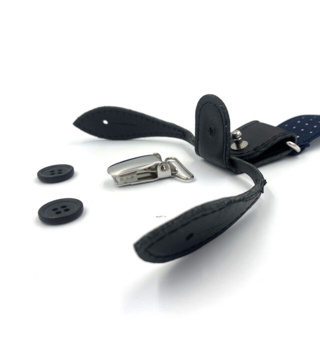 The French Game - Bretelles en cuir de raisin
