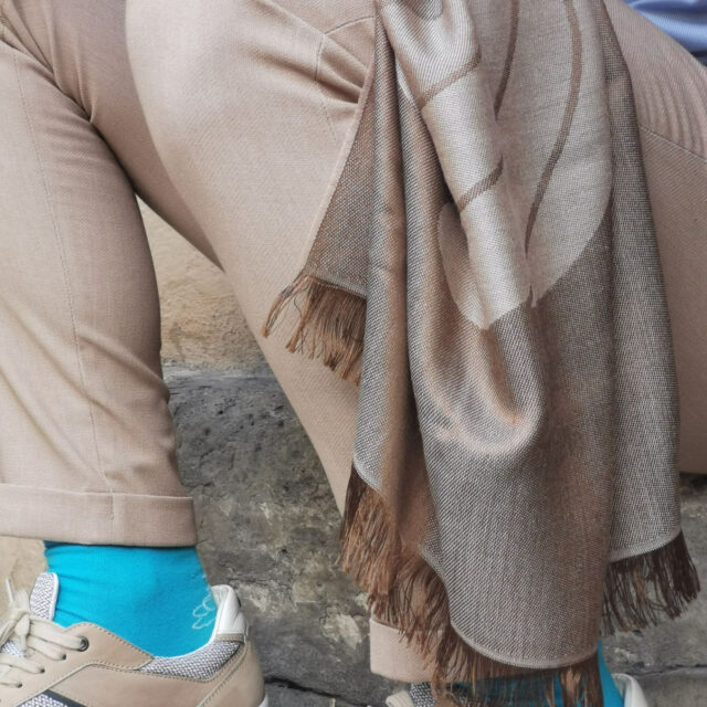 The French Game - Écharpe / étole made in France avec coq français