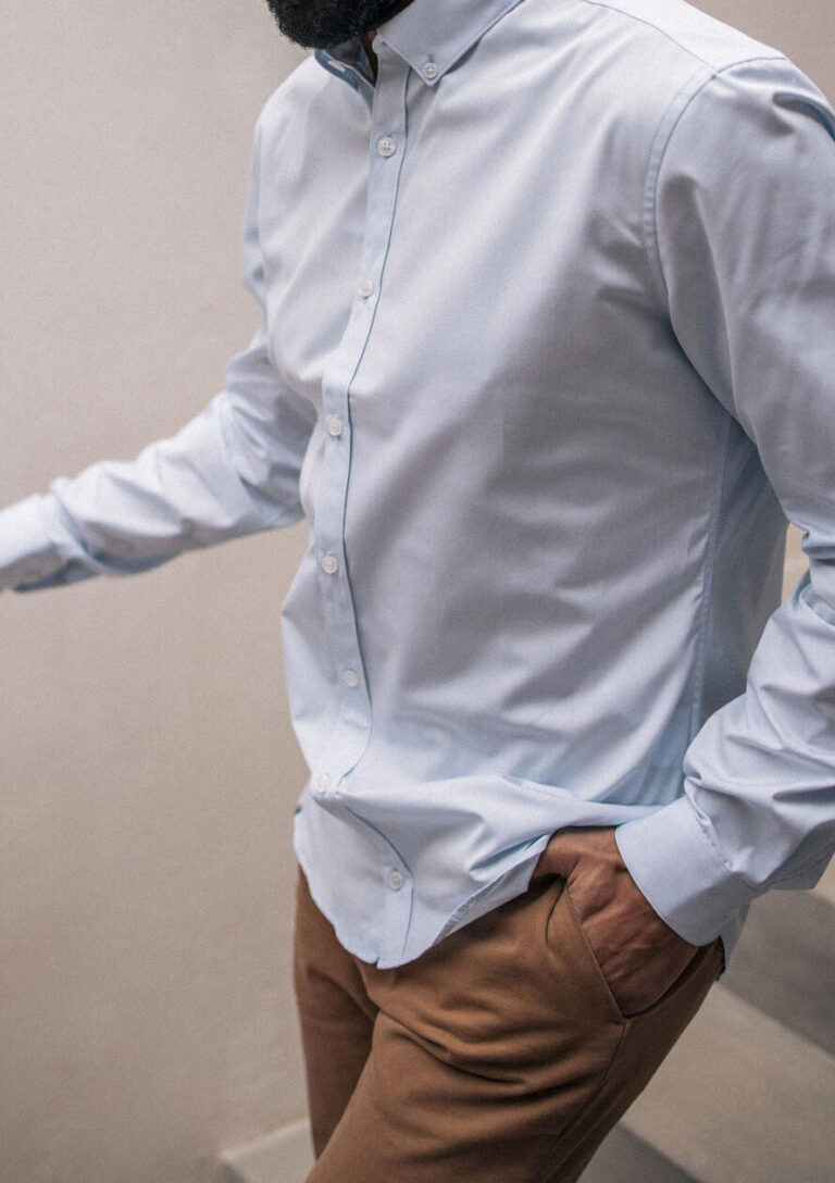 Montlimart - CHEMISE SAINT REMY BLEU CLAIR