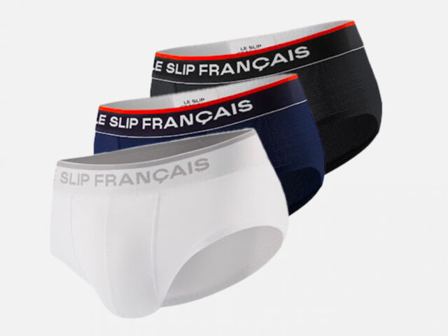 0435cfa165f852c2e31d9450e2743f5799572dff Le Slip Français - Pack Trio Slip Grégoire Marine Blanc Noir bleu