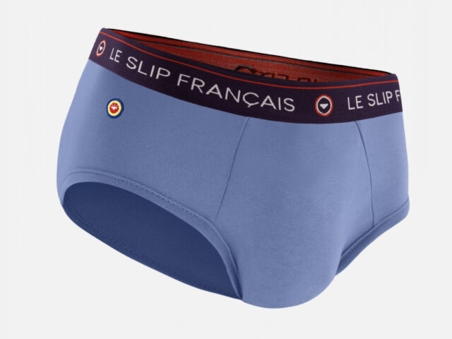 Le Slip Français - Intrépide Bleu Jean Cocarde Réunion bleu