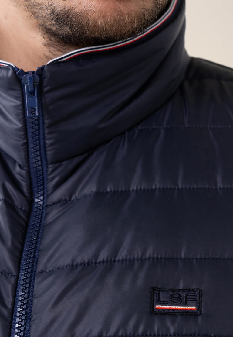 Le Slip Français - Doudoune Showchaud Marine bleu