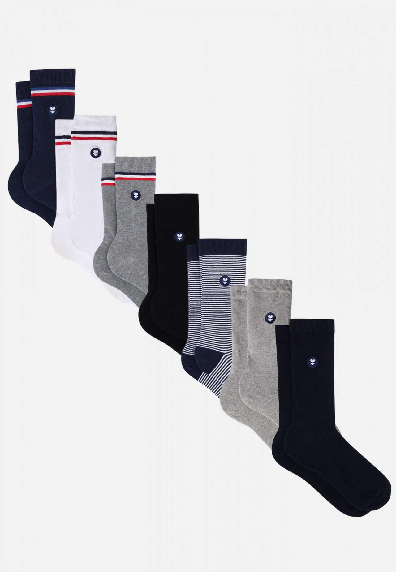 4d552fa71da44903da212e1d499c0247e1b6e626 Le Slip Français - Pack Semainier Chaussettes Lucas noir