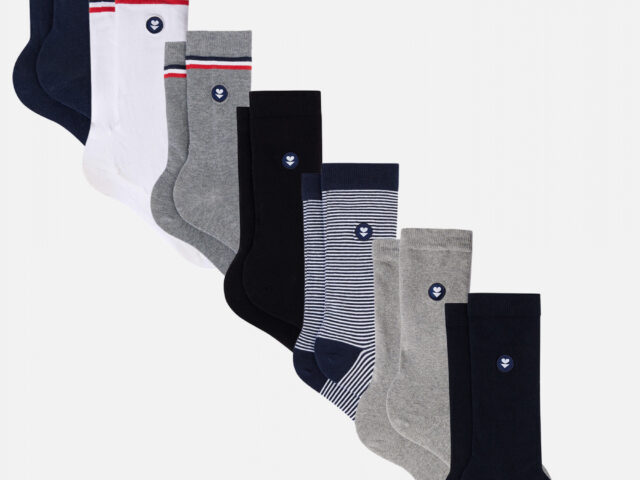 4d552fa71da44903da212e1d499c0247e1b6e626 Le Slip Français - Pack Semainier Chaussettes Lucas noir
