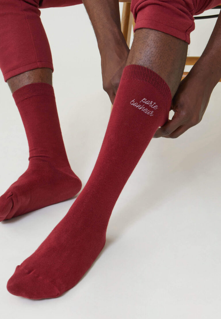 Le Slip Français - Lucas Porte Bonheur Rouge Flamboyant rouge