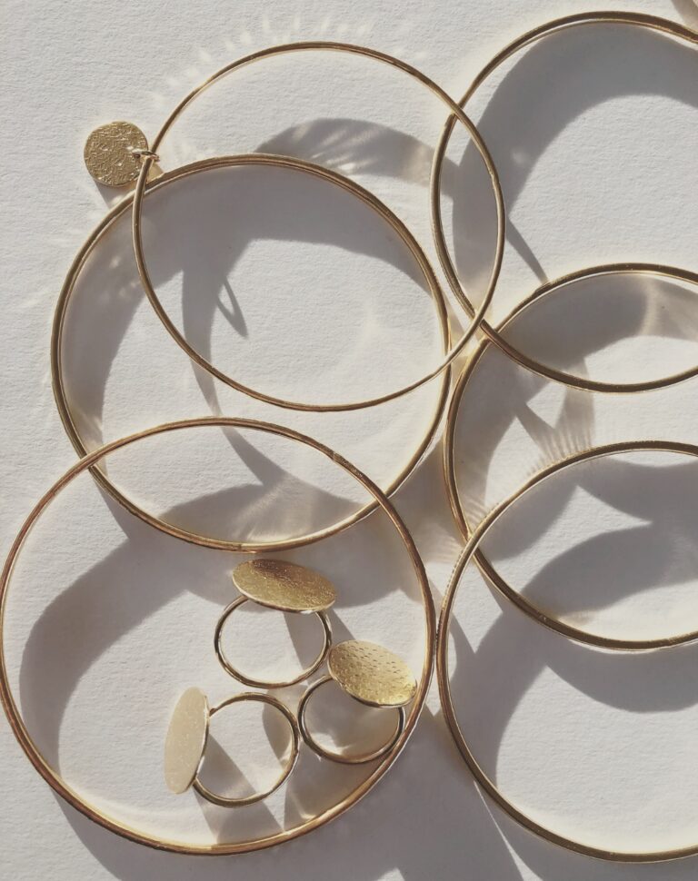 Aora - bracelet, jonc en plaqué or