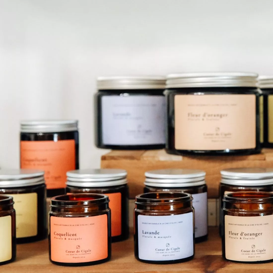 Coeur de cigale - bougies