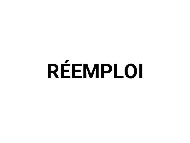 Réemploi