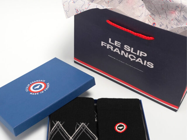 Le Slip Français - Coffret Lucas Tartan Noir et Drapeau Noir noir