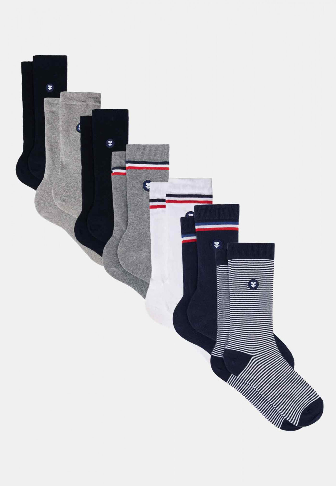 dd6bf66c0b05440359080384937f9fc007b0d0bd Le Slip Français - Pack Chaussettes Lucas Semainier blanc