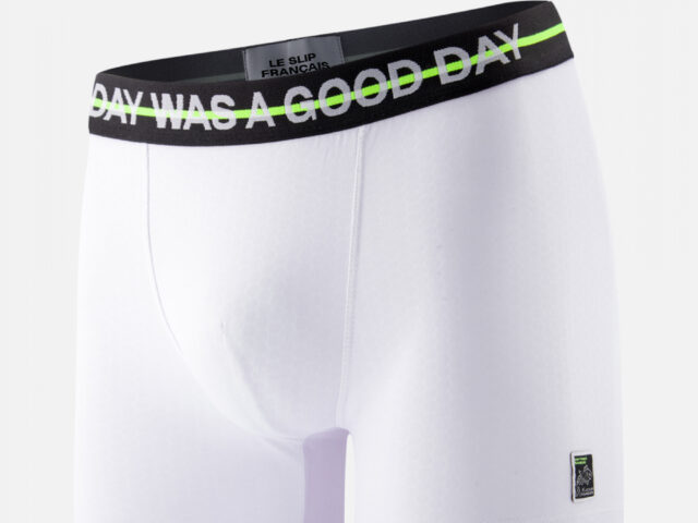 Le Slip Français - John Training Boxer Long Blanc Fluo blanc