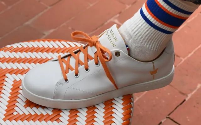 Baron Papillon - Sneaker Baron Papillon Basse blanche