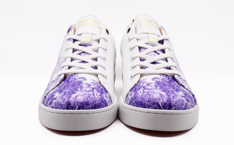 Baron Papillon - Sneaker Barons Papillom Basse Marie-Antoinette améthyste