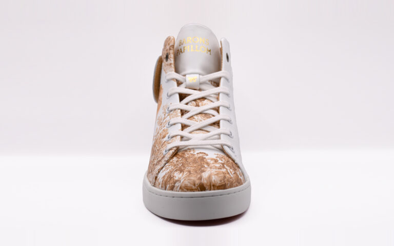 Baron Papillon - Sneaker Barons Papillom Mid Marie-Antoinette Ocre or