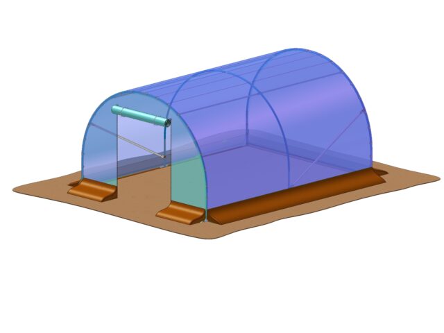 P881824 MV Industrie - Bâche de couverture serre 3m x 4m - P881824