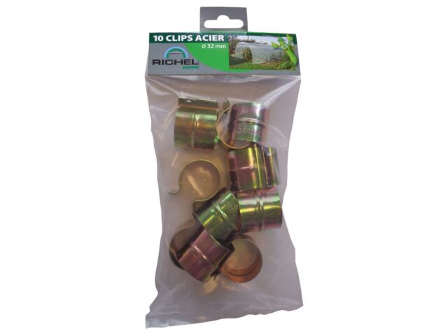 Sanstitre 2 MV Industrie - Clips acier diam 32 mm (sachet de 10)