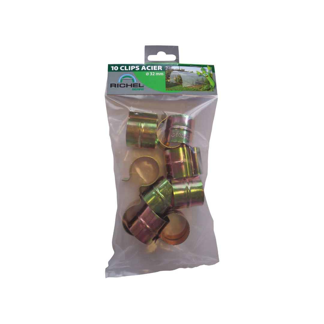 Sanstitre 2 MV Industrie - Clips acier diam 32 mm (sachet de 10)