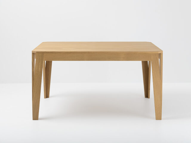 Delavelle - Table Design en Bois Massif 140 x 100 cm - MéliMélo en chêne