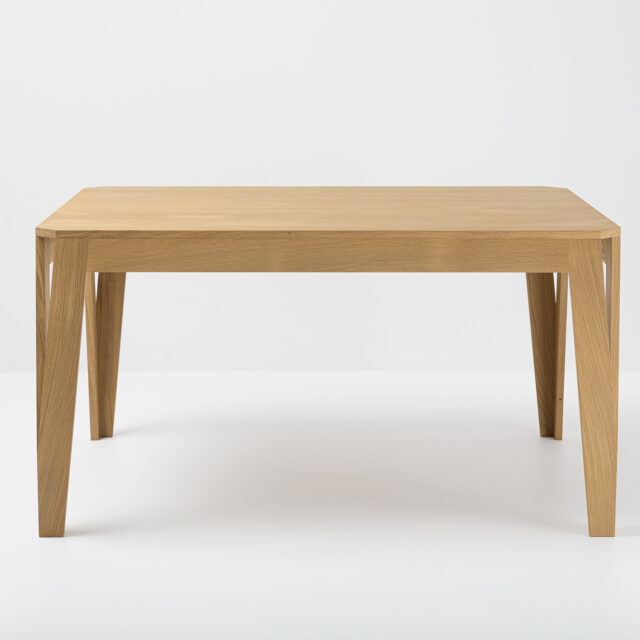 Delavelle - Table Design en Bois Massif 140 x 100 cm - MéliMélo en chêne