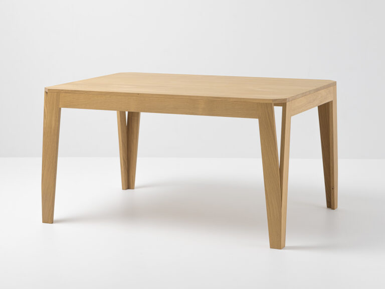 Delavelle - Table Design en Bois Massif 140 x 100 cm - MéliMélo en chêne