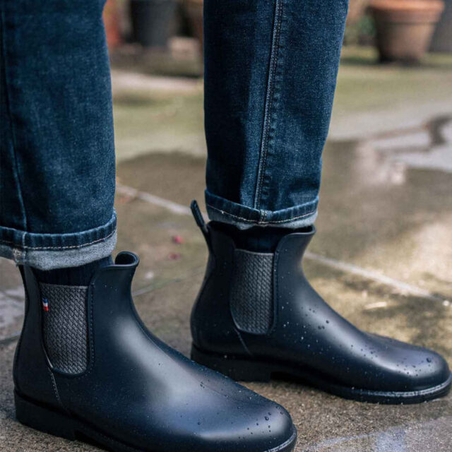 Montlimart - BOOTS MONTPLUIE MARINE JACQUARD