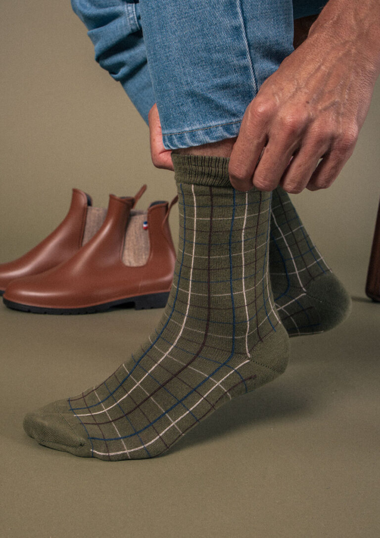 Montlimart - CHAUSSETTES LONDON VERT