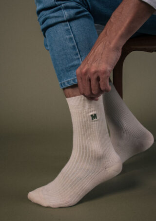 Montlimart - Chaussettes Maine Ecru