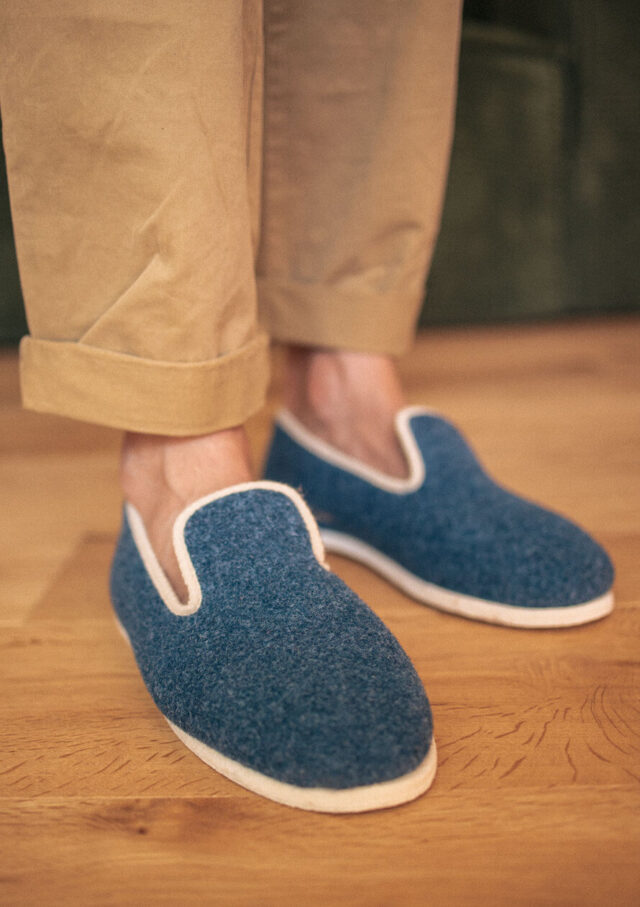 Montlimart - CHAUSSONS MARTIN BLEU MARINE