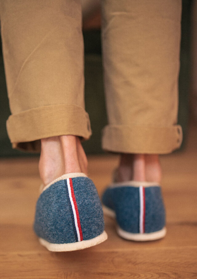 Montlimart - CHAUSSONS MARTIN BLEU MARINE