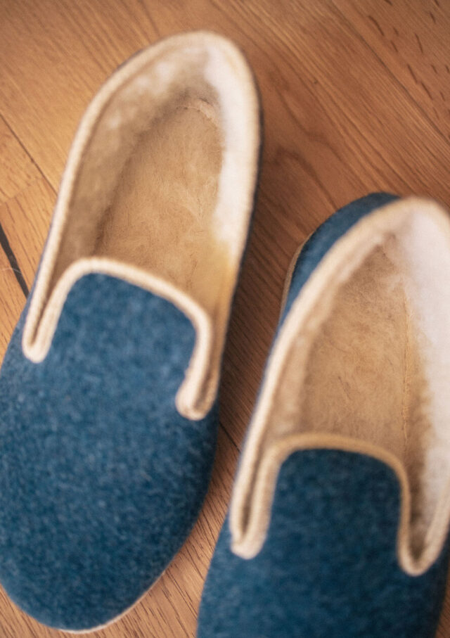 Montlimart - CHAUSSONS MARTIN BLEU MARINE