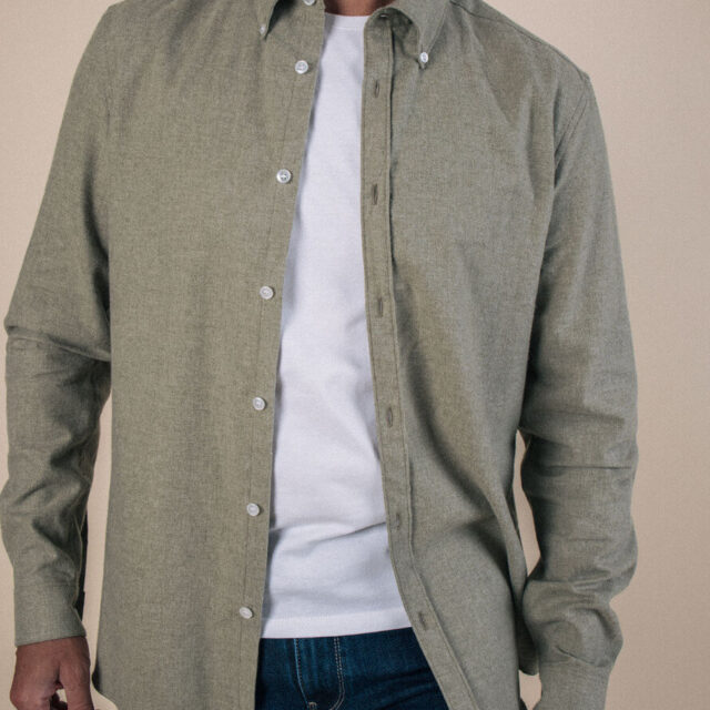 Montlimart - CHEMISE SAINT PAUL VERT CHINE