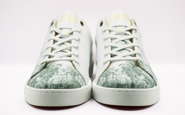 Baron Papillon - Sneaker Barons Papillom Basse Marie-Antoinette verte