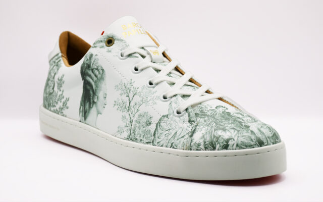 Baron Papillon - Sneaker Barons Papillom Basse Marie-Antoinette verte