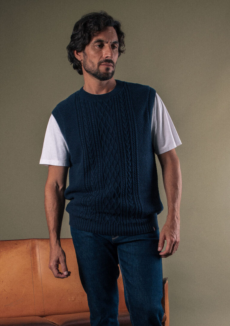 Montlimart - PULL MEMOIRE BLEU MARINE