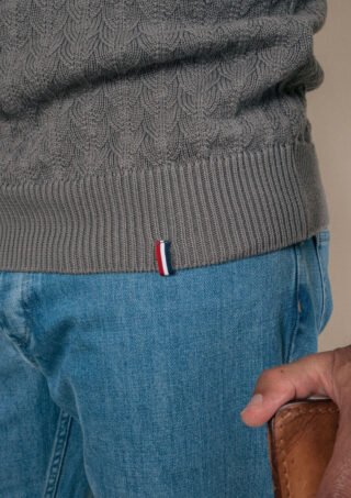Pull Tilleul Gris par la marque Montlimart Montlimart - Pull Tilleul Gris