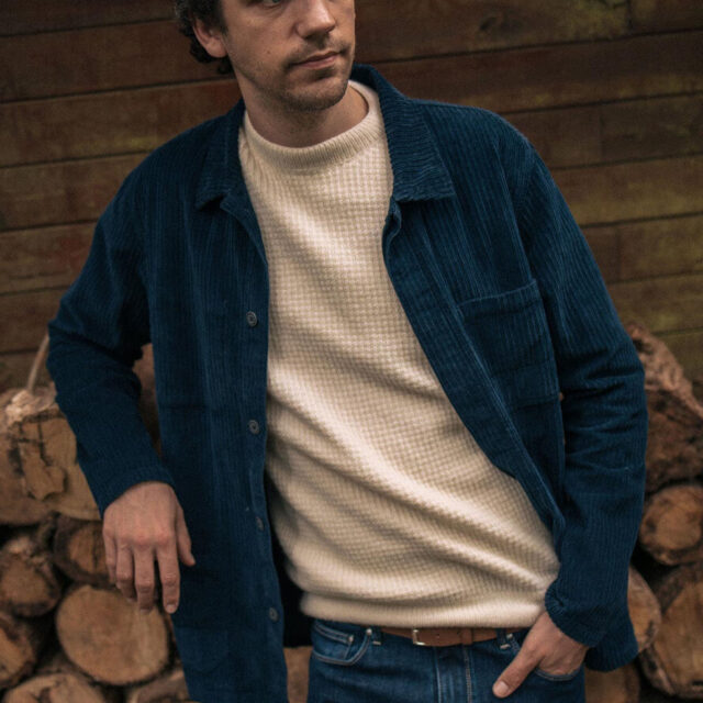 Montlimart - VESTE ATELIER VELOURS MARINE