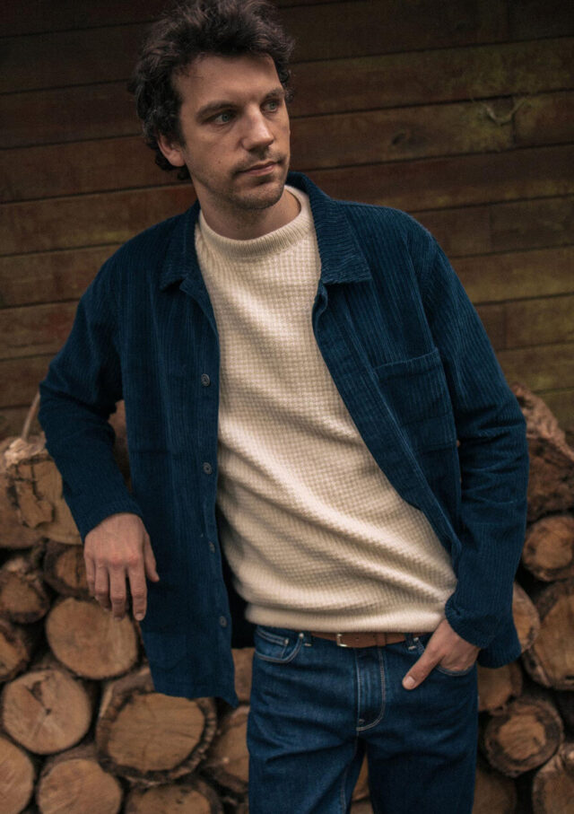 Montlimart - VESTE ATELIER VELOURS MARINE