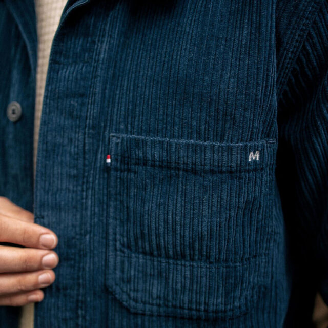 Montlimart - VESTE ATELIER VELOURS MARINE