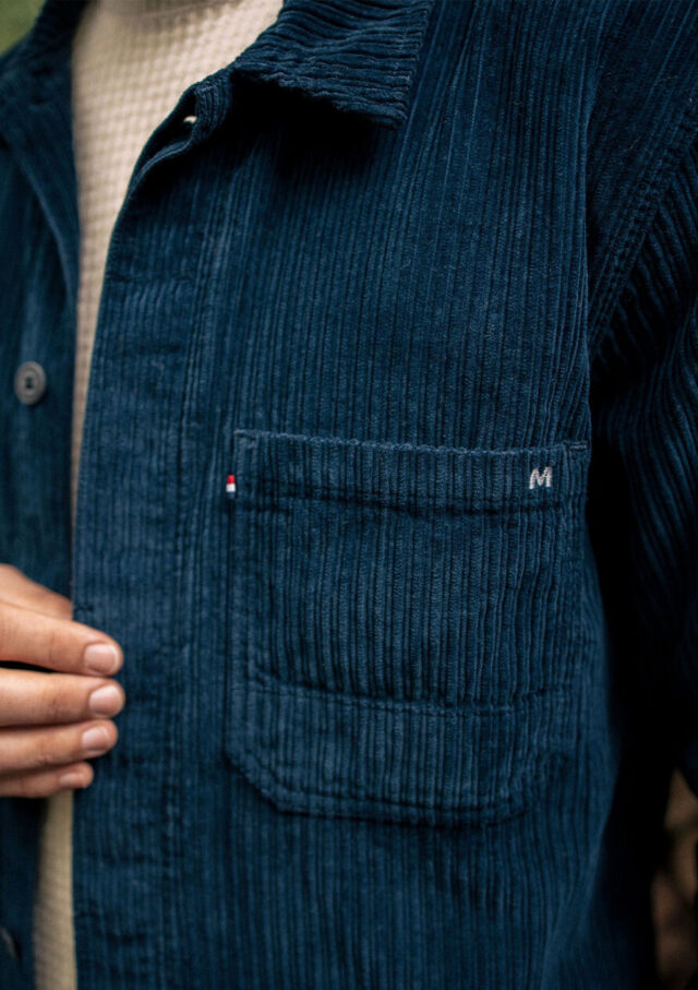 Montlimart - VESTE ATELIER VELOURS MARINE