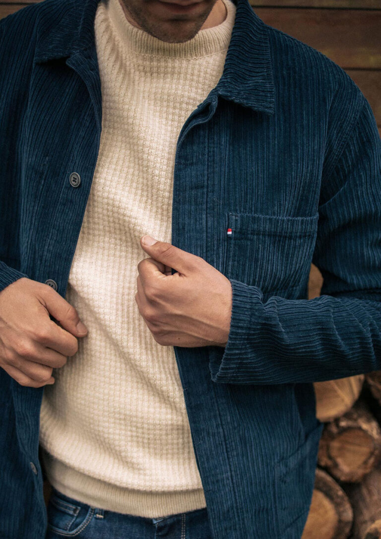 Montlimart - VESTE ATELIER VELOURS MARINE