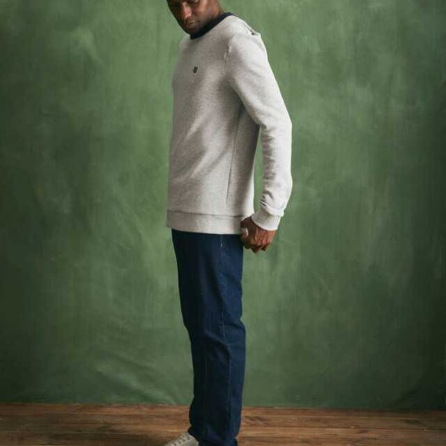 Lemahieu - 2x Sweat En Coton Bio Molleton - Gris - Marine  | Made In France | Lemahieu