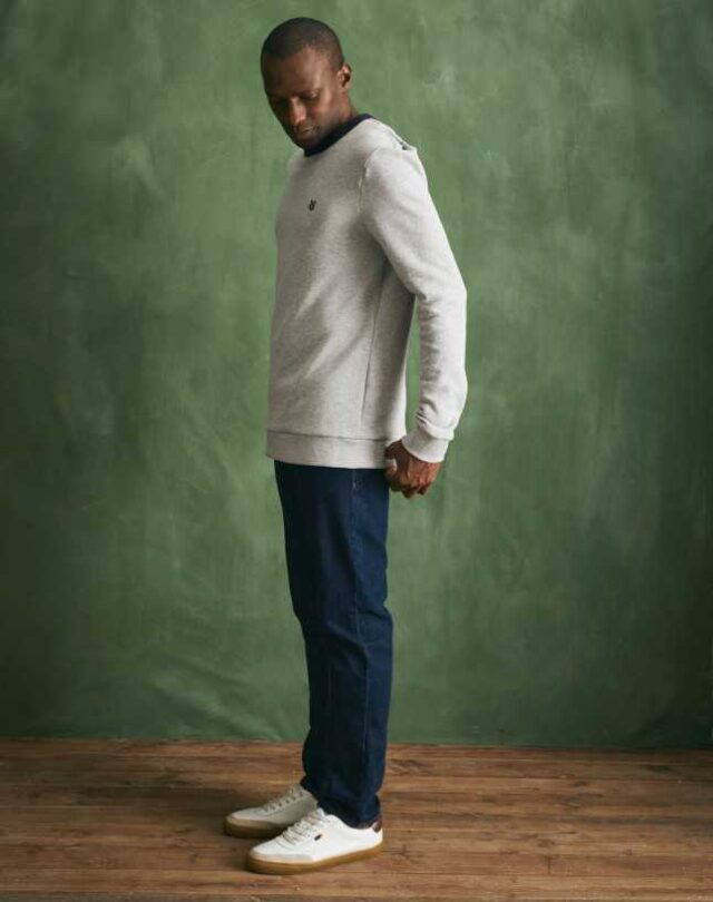 Lemahieu - 2x Sweat En Coton Bio Molleton - Gris - Marine  | Made In France | Lemahieu